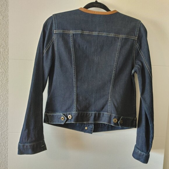 Ralph Lauren Jean jacket with leather trim - Picture 7 of 14